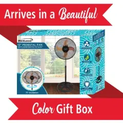 Brentwood 3 Speed 12in Oscillating Stand Fan