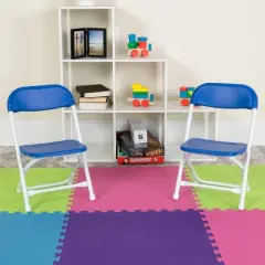 Flash Furniture 10 Pack Kids Plastic Folding Chair