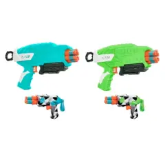 Air Warriors: Blitz Fire Dart Blasters Set with 4 Dart Blasters and 20 Accu-Blast Darts,  Ages 6+