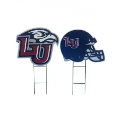 NCAA Liberty Flames 2pk Logo and Helmet Garden Stake Set