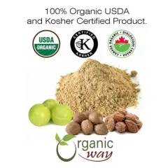 Organic Triphala Powder 8 Oz