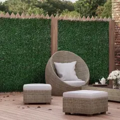 Gulches Grass Wall Panels,Artificial Grass Wall Decor，Privacy Hedge Screen UV Protected