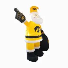 NCAA Iowa Hawkeyes Inflatable Santa