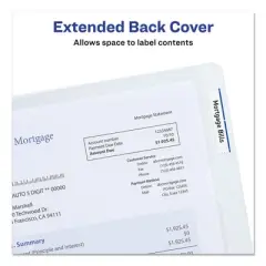 Avery Heavy-Duty Plastic Sleeves - Letter Size - Clear - Case of 12