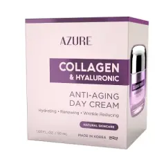 Azure Skincare Collagen and Hyaluronic Anti-Aging Day Cream - 1.69 fl oz