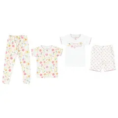 Chick Pea Baby Girl Toddler and Infant Pajama Sleeper Matching Set