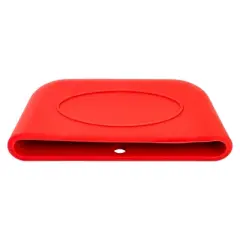 Lexi Home 2-Pack Silicone Pot Handle Holder Set in Red