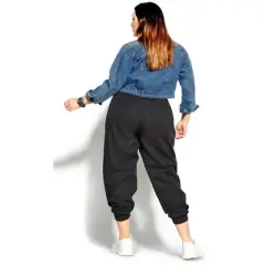 Women's Plus Size  Classic Denim Jacket - denim | CITY CHIC