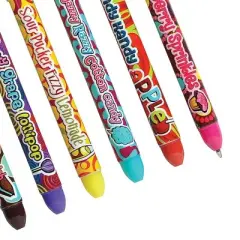 Study Buddy Scented Pen & Highlighter (6 Pack) - Fun Scents & Matching Colors, Black Ink (Approx. 5.5 Inch)