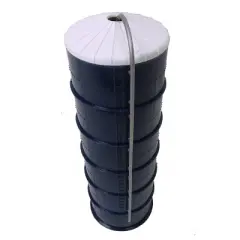 Standi Toys 1/64 Blue Plastic 20 x 60 Silo with Blower Pipe ST302, ST54003