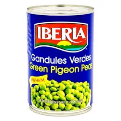 Iberia Green Pigeon Peas - 15oz