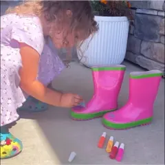 DIY Paint-Your-Own Kids Rain Boots &ndash; Fun & Customizable Rubber Boots with Paint Pens