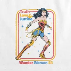 Women's Wonder Woman 84Retro Justice 84 Sleeveless Crop Top Tank