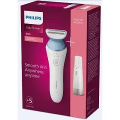 Philips Series 8000 Wet & Dry Women's Rechargeable Electric Shaver with Facial Hair Remover - BRL166/91