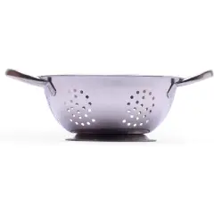 Amco 3-Piece Stainless Steel Colander Set - Multiple Sizes - 1.5, 3, 5 Quart - Durable, Professional Grade Design with Handles for Easy Transfer