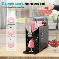 Etust Slushie Machine for Home with Self-Cleaning - 70oz, No Ice Needed, 6 Preset Settings Frozen Drink Maker, 12H Delay Start