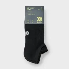 Women's Cushioned Active Practice 4pk Athletic No Show Socks - All In Motion&trade; 4-10