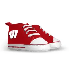 BabyFanatic Pre-Walkers High-Top Unisex Baby Shoes -  NCAA Wisconsin Badgers