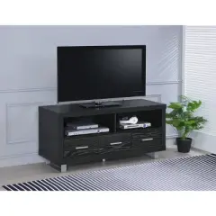 Alton 3 Drawer TV Stand for TVs up to 55" Black Oak - Coaster