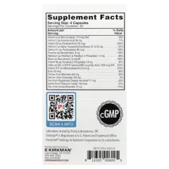 Kirkman Labs Prenatal with Choline, 120 Capsules