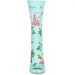 Memoi Florida Bamboo Blend Crew Sock