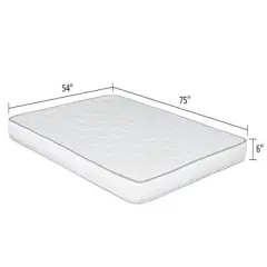 PAGED Modern Mattress Full Size Reversible Foam Mattress with Reversible Design for Bedroom