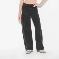 Women's Mid-Rise Must Have Barrel Jeans - Wild Fable&trade;