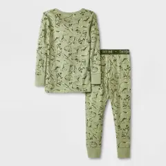 Toddler Boys' 4pc Polar Bear & Forest Animal Pajama Set - Cat & Jack&trade; Brown
