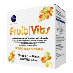 FruitiVits Oral Supplement Orange 6 Gram Packet 30 Ct