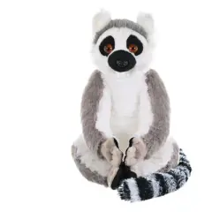 Wild Republic Cuddlekins Ring Tailed Lemur Stuffed Animal, 12 Inches