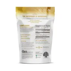 Om Mushrooms Lion's Blend Superfood Vegan Powder - 2.11oz