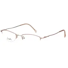 Joan Collins JC9635-GRO Cateye.5-Rimless Designer Reading Glasses Rose Gold 50mm +2.50