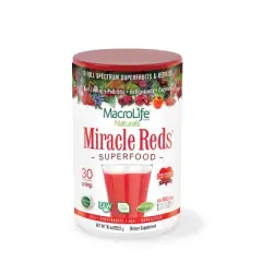 MacroLife Naturals Miracle Reds - Antioxidant Superfood Powder - 10oz