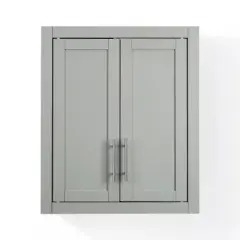 Savannah Wall Cabinet Gray - Crosley