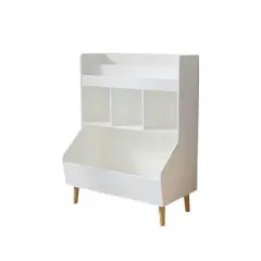 NicBex Kids  Bookcase and Bookshelf,3/4/5-Tier Wooden Bookshelf with Display Rack,Book Shelf with Toy Storage,Bookshelves for Bedroom,Playroom