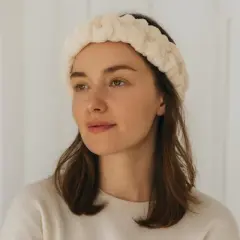 Spa Essentials 2-Pack Plush Spa Headbands &ndash; Ultra-Soft Stretch Fleece Facial Hair Bands for Women &ndash; Ideal for Makeup, Skincare, and Bath