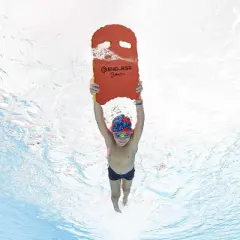 ENDLESS EL1011 Swimming Kickboard with Comfortable Design | Orange | Material : EVA | for Beginners Swimming Training Floaters | for Kids and Adults
