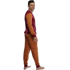 Harry Potter Hogwart's House Crest Tight Fit Adult Cotton Pajama Set
