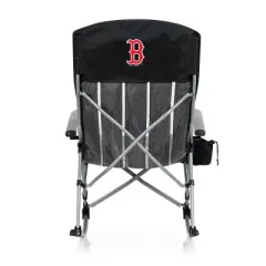 MLB Boston Red Sox Outdoor Rocking Camp Chair - Black