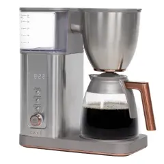 CAFE Specialty Drip Coffee Maker with Glass Carafe Stainless Steel: GE Appliances, 40 Cup Capacity, Automatic Standby Mode