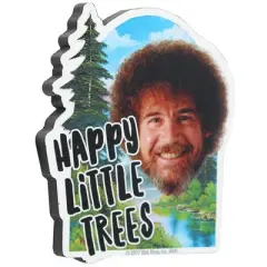 NMR Distribution Bob Ross 3" Funky Chunky Magnet: Happy Little Trees