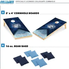 NCAA North Carolina Tar Heels 2'x4' Wood Cornhole Set