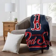 MLB Boston Red Sox 50 x 60 Raschel Throw Blanket
