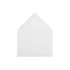 LUX 6 x 8 1/4 Outer Envelopes 2 11/16 x 3 11/16  70lb. Bright White 72771-50