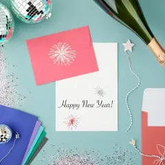 Best Paper Greetings 100 Pack Colored 5x7 Mailing Envelopes, A7 Size Invitations, Greeting Cards, Peel and Stick Seal, Square Flap, 7 Colors