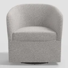 Rhea Swivel Chair in Boucle - Threshold&trade;