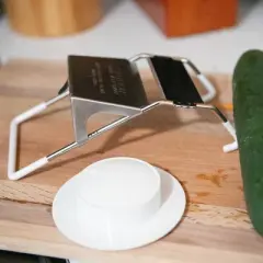 Lehman's Feemster's Famous Vegetable Slicer, Super Sharp Carbon Steel Blade Slices Fruits and Vegetables, Consistent and Adjustable, Cuts 1/8" to 1/2"