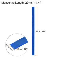 Unique Bargains Metric Magnetic Measuring Tool Blackboard Straight Ruler