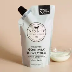 Dionis Goat Milk Body Lotion Refill Pouch Unscented , 16.9 oz