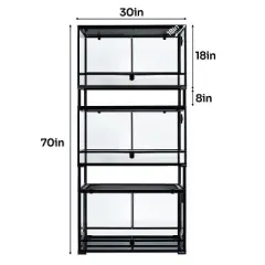 REPTIZOO 3 Layer 40Gallon  Reptile Terrarium with Stacker